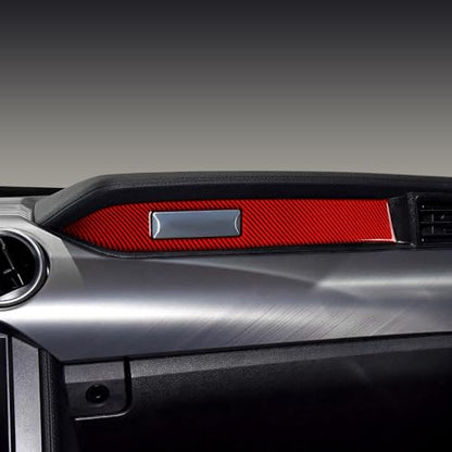 Car Instrument Panel Sticker Carbon Fiber Decal for Ford Mustang 2015 2016 2017 2018 2019 2020 2021 2022 2023 Accessories - color: Instrument Panel