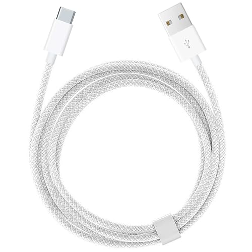 iPhone 15/16/16E/17/17E USB A to USB C Woven Cable for iPhone 17 15 16 Pro Max, 15/16 Plus, iPad 10th Gen,iPad Pro 12.9/11,iPad Air 5th/4th Gen,Mini 6th Type-c Charger Cord,Car CarPlay Charging Cable - size: 5ft, style: USB A to USB C