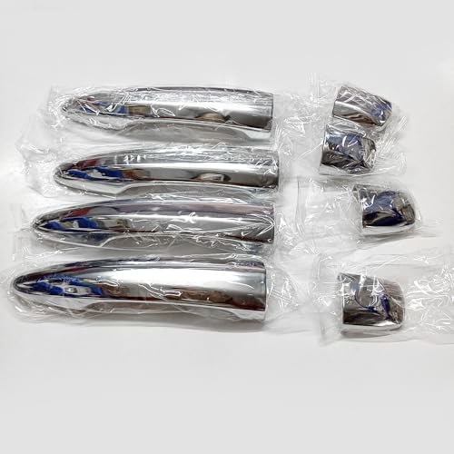 Chrome Exterior Door Handle Cover Trim for Nissan Altima Sentra 2020-2025 X-Trail T33 Rogue 2021-2024 Qashqai Accessories Decor (No Smart Key Holes) - style: No Smart Key Holes