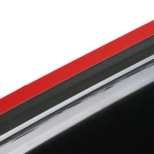 94079 Side Window Visors Wind Vent Deflector,4pcs Outside Mount Tape-On Nice Sun Rain Guards Set fit for 2009-2019 Ford Flex,Dark Smoke Window Shade - size: 2009-2019 Ford Flex(Dark Smoke)