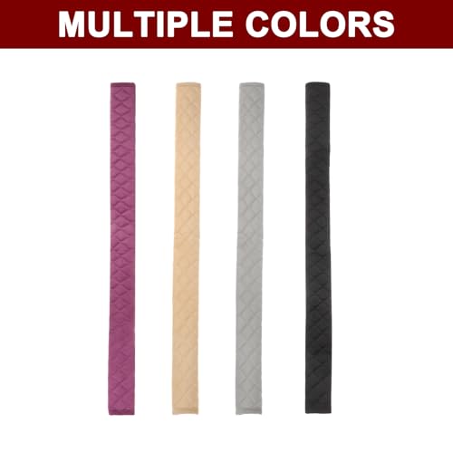 HARFINGTON 2pcs Shoulder Strap Cushions 25.6 Inch Car Seat Belt Pads Cover Auto Seatbelt Strap Shoulder Pad Automotive Seat Belt Cushion Pad for Auto SUV Truck, Beige - color: Beige, size: 25.6 Inch