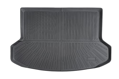 Trunk Liner for 2020-2023 Kia Seltos 3D Custom Fit All-Weather TPE Material Waterproof Car Cargo Liner Mat, Black - color: 2020-2023 Kia Seltos