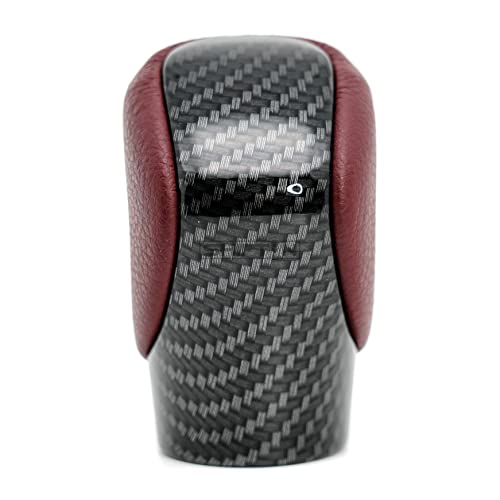 Gear Shift Knob Shifter for Lexus ES GS GX is NX RC RX 200t 300 350 3450h 450hL 350L (Rioja Red Rose/Carbon Fiber Pattern) - color: Rioja Red Rose / Carbon Fiber Pattern