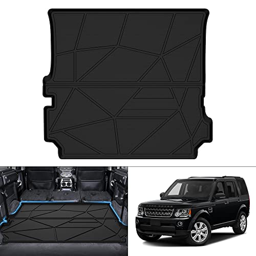 KUST Trunk Cargo Mat for Land Rover Discovery 4 LR4 2010-2016 (5/7 Seats) Rubber Rear Cover Cargo Liner Discoery 4 Accessories High Edge - size: For 2010-2016 Discovery 4 | Trunk Mat
