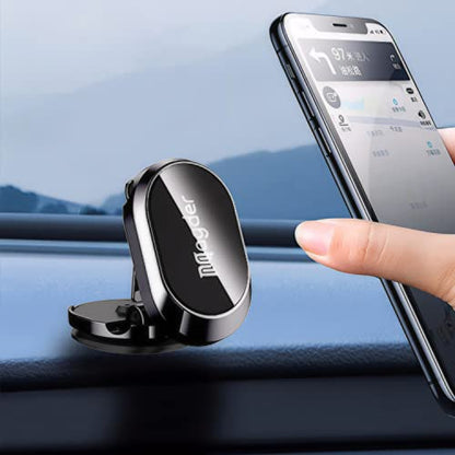 Car Dash Magnetic Phone Holder - Highly Adjustable, Universally Compatible, Works with All Cell Phones
