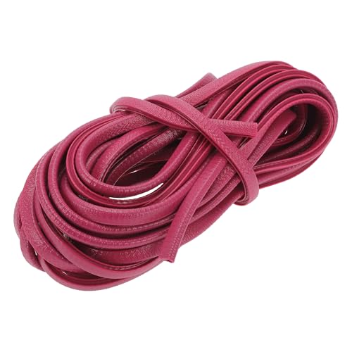 Motoforti Universal Car Door Edge Protective Sealing Strip U-Type Door Scratch Protection Guard, 32.81ft 10m, Anti-scratch Collision, PVC Iron, Rose Red - color: Red, size: 10m/32.81ft