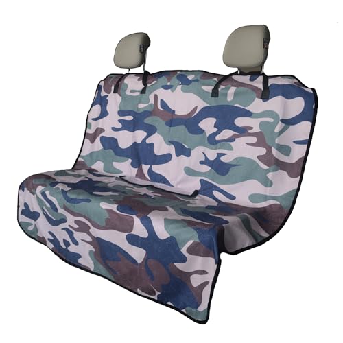 Back Seat Cover for Car Trucks Van SUV,Waterproof Rear Bench Towel Seat Covers for Dogs and Kids,Automotive Backseat Protector (Camouflage) - color: Camouflage, size: Rear Bench Seat Towel