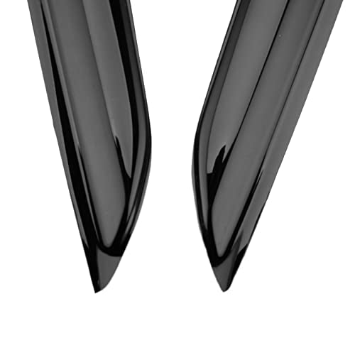 Smoke Tinted Tape-On Side Window Visor Deflectors Rain Guards Designed for Honda Civic Sedan 2022 2023 LX EX SI HPT Sport Touring（4pcs） - size: 2022-2023 Honda Civic Sedan