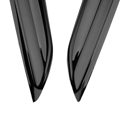 Smoke Tinted Tape-On Side Window Visor Deflectors Rain Guards Designed for Honda Civic Sedan 2022 2023 LX EX SI HPT Sport Touring（4pcs） - size: 2022-2023 Honda Civic Sedan
