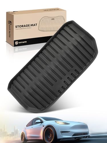 YHTAUTO Front Trunk Mat Cargo Liner Compatible with Tesla Model Y 2020-2024, TPE Floor Liners All Weather Custom Fit, Black - size: Front Trunk Mat (1 Piece)
