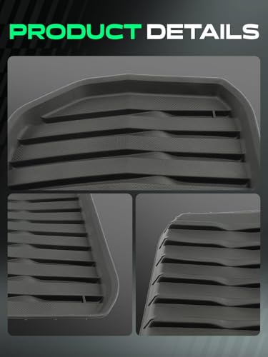 YHTAUTO Front Trunk Mat Cargo Liner Compatible with Tesla Model Y 2020-2024, TPE Floor Liners All Weather Custom Fit, Black - size: Front Trunk Mat (1 Piece)