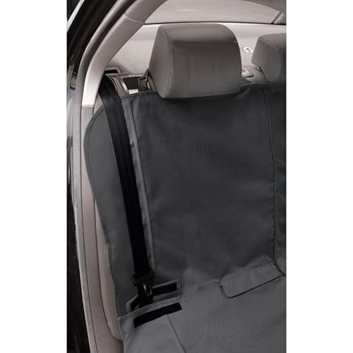 Kurgo Wander Bench Seat Cover, Dog Car Seat Protector, Waterproof & Stain-Resistant, Secure Fit, Charcoal Grey - color: Charcoal Grey, size: 55" Wide, style: Bench Seat Cover