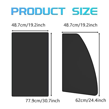 Driver Side Window Sun Shade 2PCS Car Magnetic Window Shades for Baby and Privacy, Car Windows Curtains Covers Front Side Glass 99% UV Protection Magnetic Blackout Windows Cover Tint - size: Blackout for Front