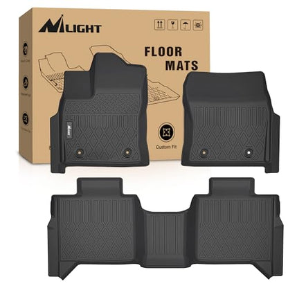 Nilight TPE Floor Mats for Toyota Tundra CrewMax Cab Only 2022 2023 2024 2025 2026 All Weather Custom Fit Heavy Duty Floor Liners - size: 2022-2026 Toyota Tundra|CrewMax Cab