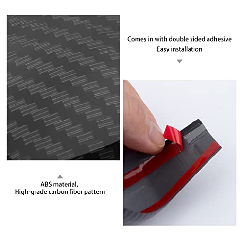 Sport Style Carbon Fiber Print Auto Gear Shift Knob Cover Trim for Toyota Highlander 2014-2019/ Tacoma 2016-2022 Accessories - color: D