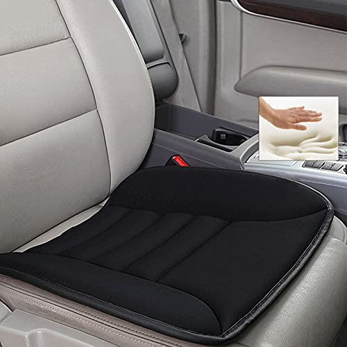 Big Ant Car Seat Cushion Pad Memory Foam Seat Cushion,Pain Relief Cushion Comfort Seat Protector for Car Office Home Use,Black 1PC - color: Black