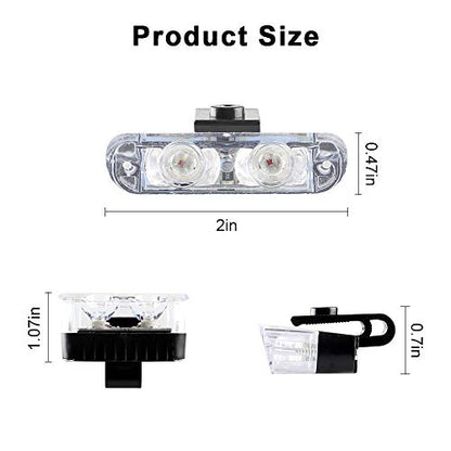 Red 16LED Grille Strobe Lights Dash Deck Visor Police Flash Lights Car Truck Ambulance Emergency Warning Strobe Lights With Remote Control Wireless 12V - color: red, size: 8 in 1