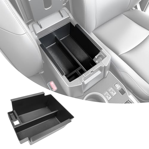 Center Console Organizer for 2010-2024 Toyota 4Runner Insert Armrest Box Storage Tray for 4 Runner Interior Accessories(Center Console Armrest Box/Fit 10-24) - color: Center Console Armrest box(10-24)