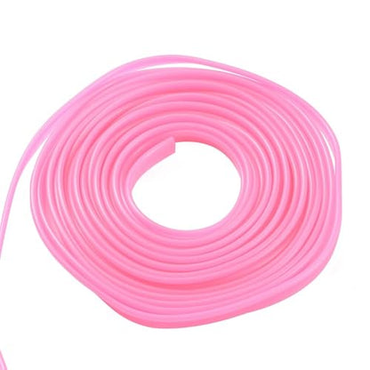 5M Flexible Trim for DIY Automobile Car Interior Exterior Moulding Trim Decorative Line Strip (Pink)