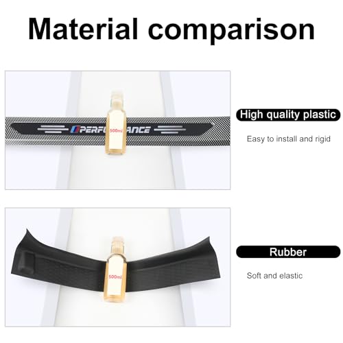 4PCS Door Sill Protector Compatible with BMW 2019-2025 2026 X5 G05 Accessories Carbon Fiber Texture ABS Plastic Material Auto Door Entry Guards
