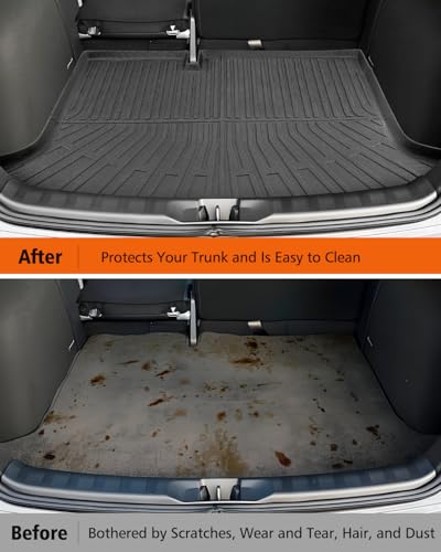 CARxion® for Nissan Kicks Floor Mats & Cargo Liner (2018-2024, All-Weather TPE, 4PCS Full Set,Not for 2025)