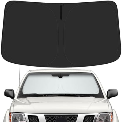Car Windshield Sun Shade for Nissan 2005-2021 Frontier Accessories (OEM Design) Reflective Foldable Heat Insulation Sunshade for Ultimate Protection - size: for Nissan 2005-2021 Frontier