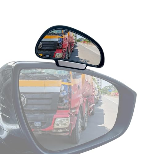 Blind Spot Mirror Adjustable 360 Degree Car Side Mirror, HD Glass Rear View Exterior Accessories Frame Thickness Less than 5MM for Car SUV (single mirror right) - style: single mirror right