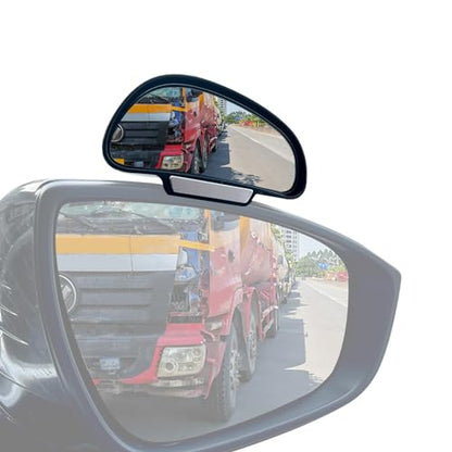 Blind Spot Mirror Adjustable 360 Degree Car Side Mirror, HD Glass Rear View Exterior Accessories Frame Thickness Less than 5MM for Car SUV (single mirror right) - style: single mirror right
