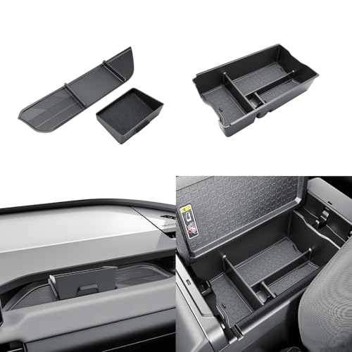 SKTU (3PCS 2026 RAV4 Center Console Organizer for 2026+ Toyota RAV4 (LE/SE/XLE Premium/Woodland/XSE/Limited) Console Tray & Co-Pilot Console Tray & ABS Drawer Storage Box 2026 RAV4 Accessories - color: 2026+ RAV4 Type6