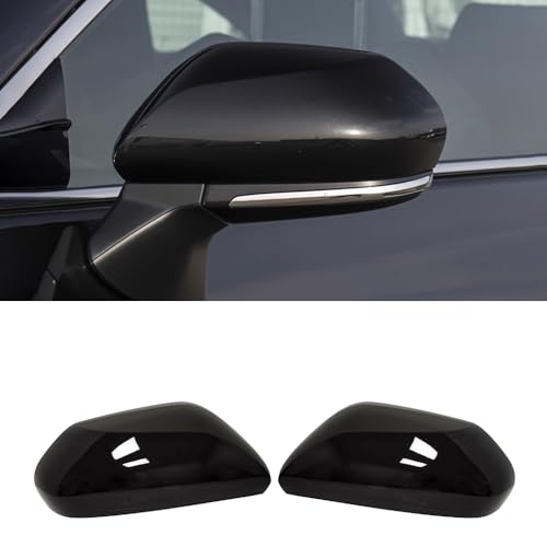 Side Mirror Cover Compatible with Toyota (Camry 2018-2025, OEM Style-Gloss Black) - size: Oem Style-gloss Black