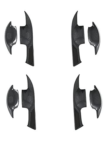 Car Door Bowl Handle Anti-Scratch Protection Cover Carbon Fiber Compatible with Lexus NX 250 350 2022 8 PCS