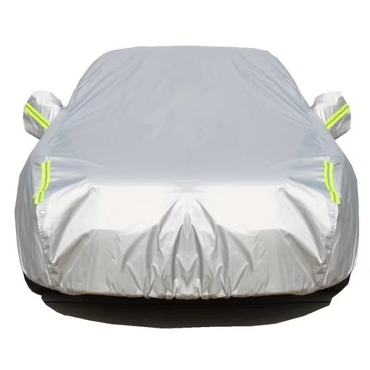 Universal All-Weather Waterproof Car Cover for Sedan & SUV – Heavy-Duty Oxford Cloth, UV Protection, Snow & Rain Shield with Reflective Strips (YL – for SUVs Under 191 inches) - size: YL – For SUVs under 191 inches