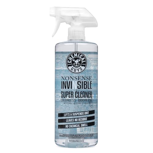 Chemical Guys Nonsense Colorless & Odorless All Surface Cleaner - Clear, Safe for Vinyl, Rubber, Plastic, Carpet, and Upholstery, pH Balanced, Residue-Free, Unscented, 32 oz Spray - style: Nonsense 32 oz