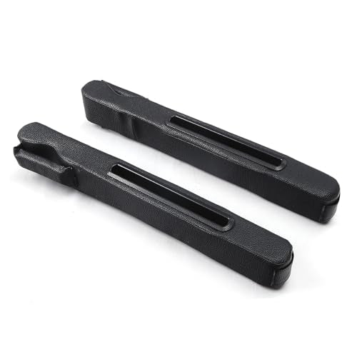 2 Pack Car Seat Gap Filler Organizer for Driver Side and Passenger Side Auto Center Console Side Filler Filler for Car Front Seat (Black 2 pcs) - color: Black- 2 pcs