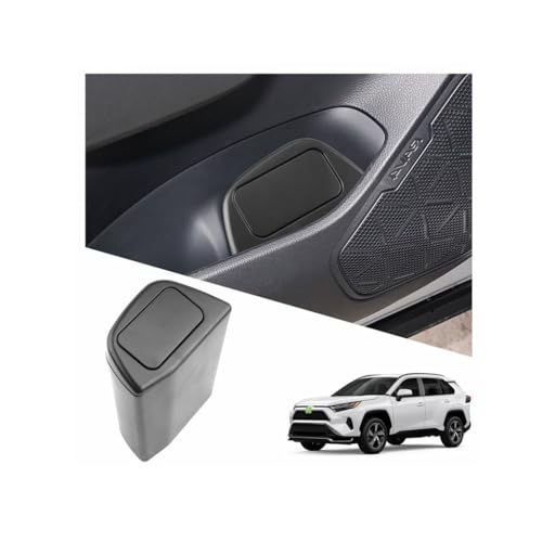 2019-2024 2025 2026 RAV4 Trash Can for Toyota RAV4 2026 Accessories Portable Mini Car Trash Bin with Lid for Storage and Organizer Car Door Garbage Can Compatible with 2019-2025 2026 Toyota RAV4 - color: LRAV4:Left Door