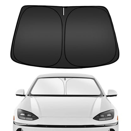 ARISMOTOR Windshield Sun Shade for Hyundai Ioniq 6 2023-2025 2026, Custom Fit Foldable Front Window Sunshade Sun Visor Protector, Block UV Rays Keep Your Car Cooler - size: For Hyundai Ioniq 6 2023-2026
