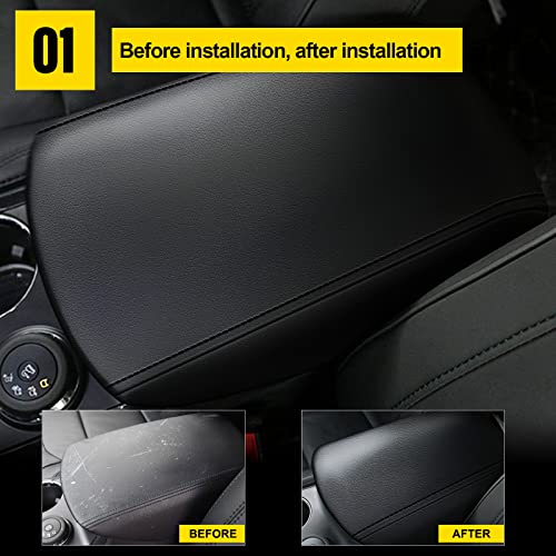 AOMSAZTO Armrest Console Console Covers for Ford Explorer 2011-2019 Black - color: black