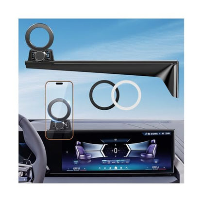 Car Phone Holder for BMW X3 2026 2025 (Only for 14.9-Inch Screen) 360° Rotation Magnetic Cell Phone Mount, Compatible with Magsafe, Does Not Affect Air Vent - style: Fit for 2025-2026 X3, 14.9-Inch