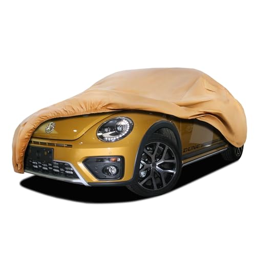 Heavy Duty Outdoor Car Cover Custom Fit for 2012-2019 Beetle Bug,Windproof All Weather Waterproof Sun Rain UV Dust Snow Protection Outdoor Car Covers - size: Custom Fit Beetle Bug