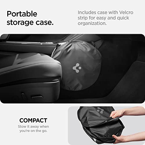 Spigen Front Windshield Sunshade for All Tesla Model Y & 3 | Dual Layered Protection Car Accessories for Model Y Juniper and Model 3 Highland | Gift for Tesla Owner - size: Model 3/Y