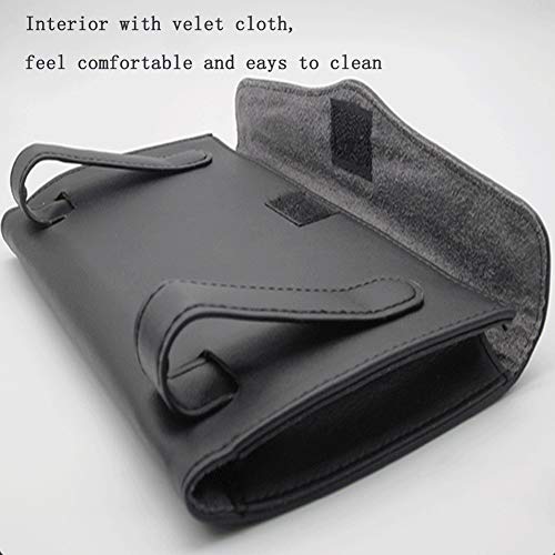 Fredysu Car Visor Tissue Holder, Sun Visor Napkin Holder Backseat Tissue Case, Premium Car Tissue Box for car, Vehicle (Black) - color: Black