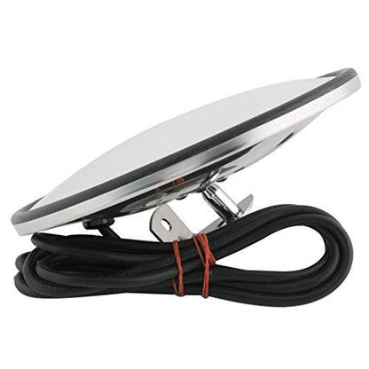 Grand General 33081 Stainless Steel 8" Convex Blind Spot Mirror with "L" Bracket - size: 8", style: Center-Stainless Steel