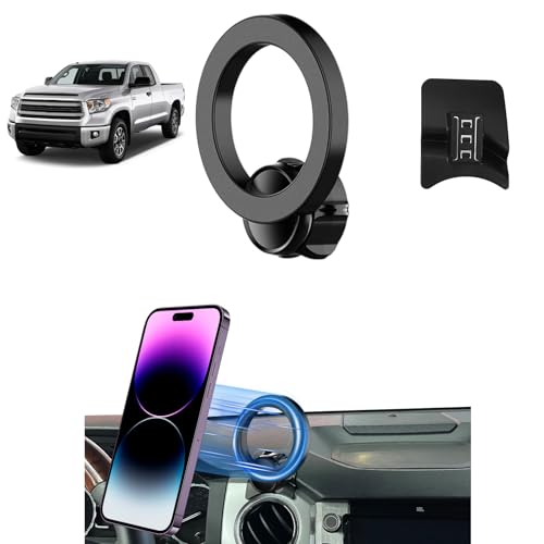 PZK Car Phone Mount for Toyota Tundra 2014 2015 2016-2020 2021 Accessories Custom Air Vent Car Phone Holder Compatible with Magsafe Hands Free 360° Rotation Cell Phone Automobile Cradles - color: Magsafe, size: Tundra 2014-2021