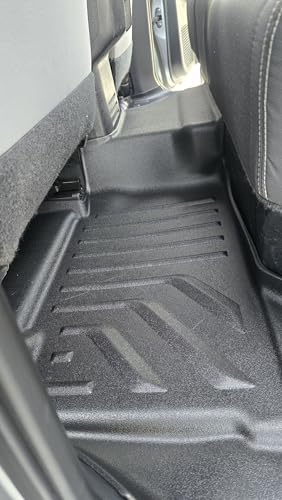 Premium MAXPRO Tacoma Floor Mats 2024 2025 2026 Toyota Tacoma Double Cab Automatic 1st&2nd Row Car Mats All Weather Waterproof TPE Floor Liners Custom Fit Truck Car Mats Accessories Tapetes Para Carro - size: 2024-2025 Toyota Tacoma, Automatic, Double Cab