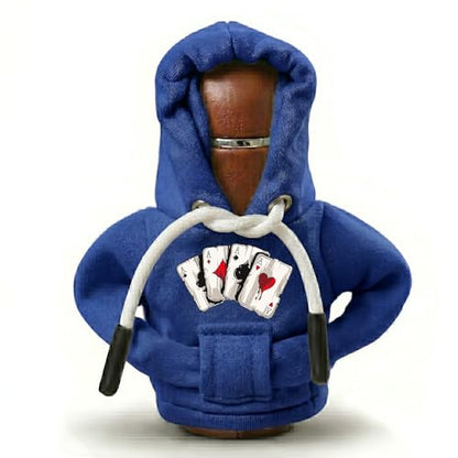 Lucky Ace Card Gear Shift Hoodie,Universal Car Shift Knob Cover, Aesthetic Manual Automatic Stick Shifter Cover Mini Hoodie,Aesthetic Car Interior Accessories Lucky Gifts for Drivers Women Men - color: Playing Card Ace