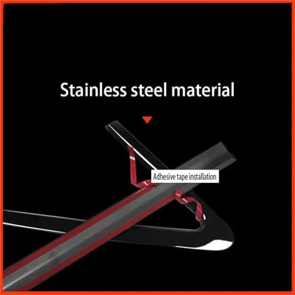 Compatible For Mercedes-Benz E-Class W213 2016-2022 Black Exterior Window Molding Strip Sill Side Cover Trim 8PCS Chrome Delete(Black) - color: Black