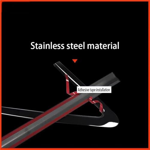 Compatible For Mercedes-Benz E-Class W213 2016-2022 Black Exterior Window Molding Strip Sill Side Cover Trim 8PCS Chrome Delete(Silver) - color: Silver
