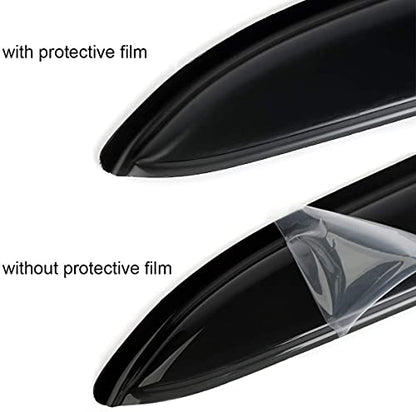 2021-2026 Tape-on Rain Guards for Kia Seltos Side Window Deflector Visors LX S EX SX Turbo X-Line Durable Tinted Vent Shade 2022 2023 2024 2025 - size: For Kia Seltos 2021-2026