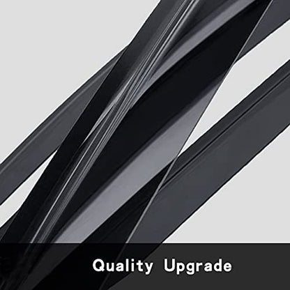 Side Window Visor Vent Deflector fit for 2015-2021 Ford Edge,4pcs Outside Mount Tape-on Shatterproof Dark Smoke window Shades Rain Guard 94930 - size: 2015-2021 Ford Edge