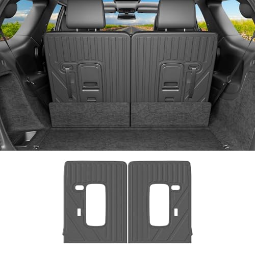 powoq 3rd Backrest Mat Compatible with 2016-2026 Dodge Durango 6&7 Seats Seat Back Protector Replacement for 2016-2026 Dodge Durango Accessories (3rd Row Backrest Mat) - color: 3rd Row Backrest Mat